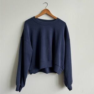 Lululemon Softstreme Perfectly Oversized Cropped Crew size 14